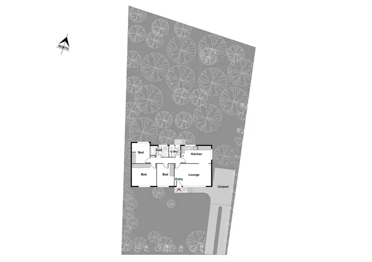 Floorplan of Homely house listing, 19 Jensen Street, Hughes ACT 2605