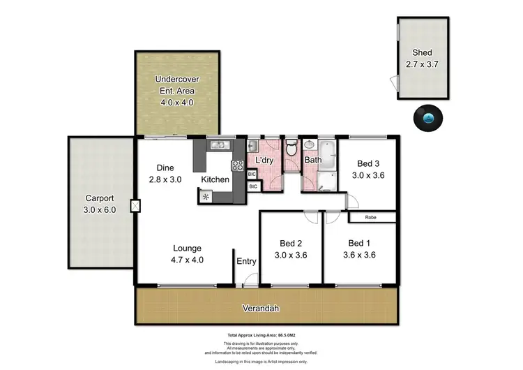 Floorplan of Homely house listing, 7 Gregory Street, Port Elliot SA 5212