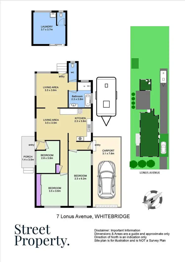 Floorplan of Homely house listing, 7 Lonus
Avenue, Whitebridge NSW 2290