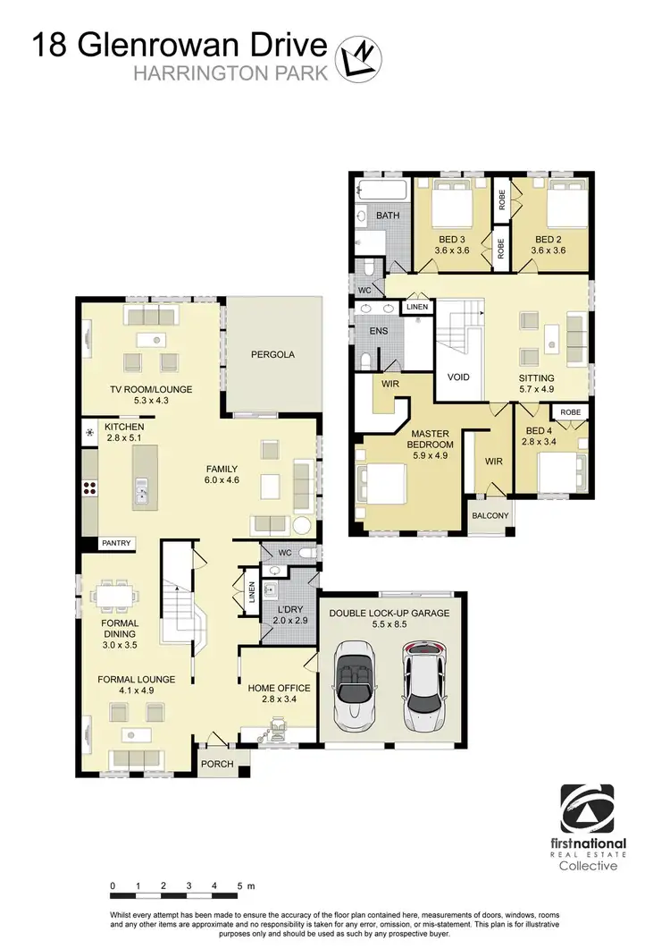 Floorplan of Homely house listing, 18 Glenrowan Drive, Harrington Park NSW 2567