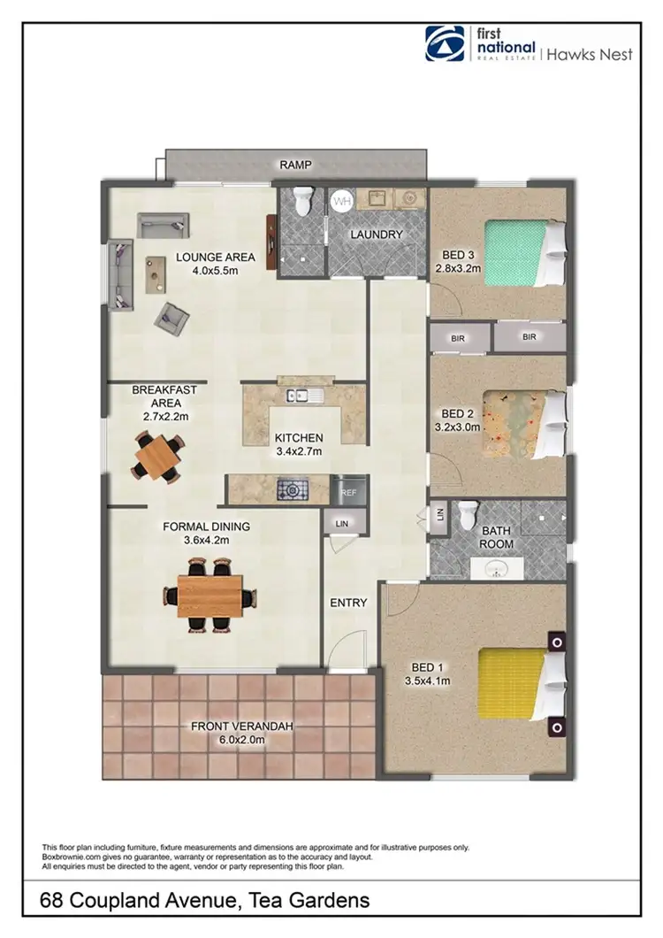 Floorplan of Homely house listing, 68 Coupland Avenue, Tea Gardens NSW 2324