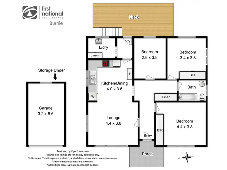 Floorplan of Homely house listing, 43 Studholme Street, South Burnie TAS 7320