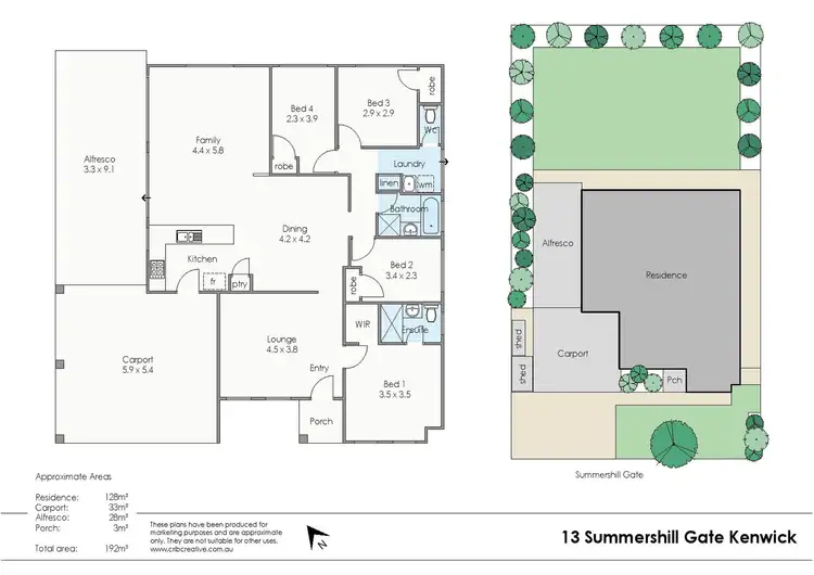 Floorplan of Homely house listing, 13 Summershill Gate, Kenwick WA 6107