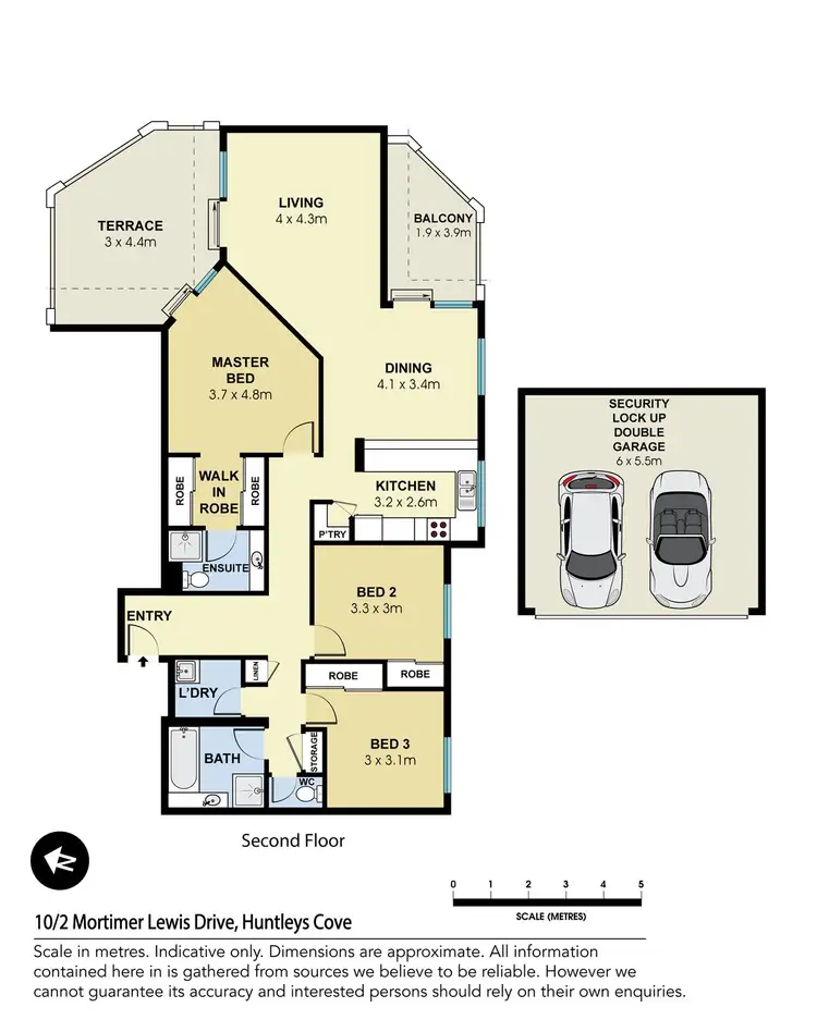 Floorplan of Homely apartment listing, 10/2 Mortimer Lewis Drive, Huntleys Cove NSW 2111