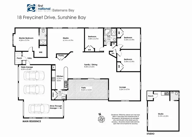 Floorplan of Homely house listing, 18 Freycinet Drive, Sunshine Bay NSW 2536