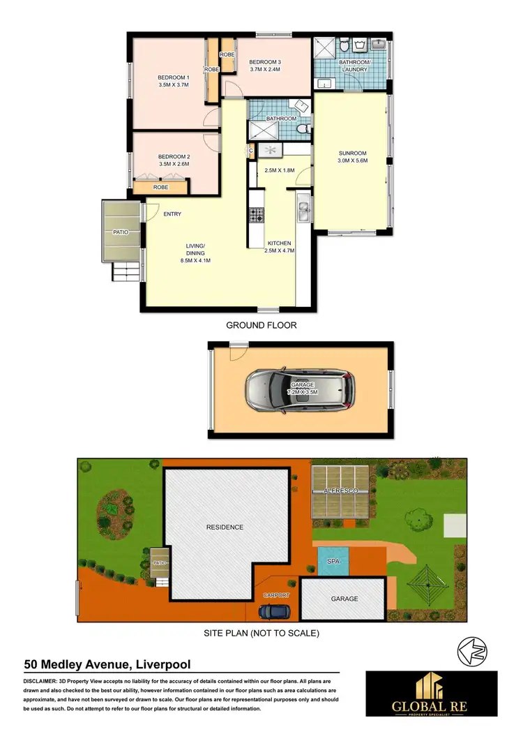 Floorplan of Homely house listing, 50 Medley Avenue, Liverpool NSW 2170