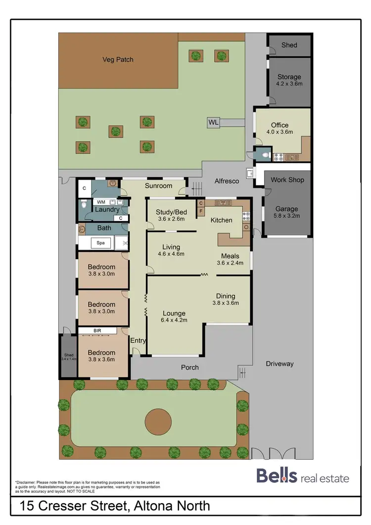 Floorplan of Homely house listing, 15 Cresser Street, Altona North VIC 3025