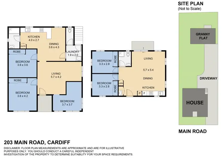 Floorplan of Homely house listing, 203 Main Road, Cardiff NSW 2285