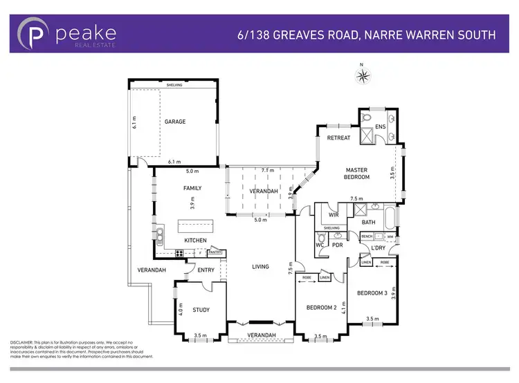 Floorplan of Homely house listing, 6/138 Greaves Road, Narre Warren South VIC 3805