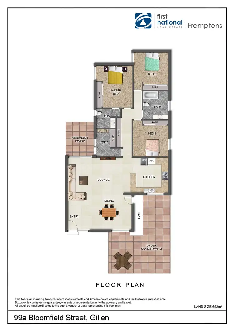 Floorplan of Homely house listing, 99A Bloomfield Street, Gillen NT 870