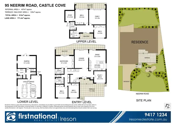 Floorplan of Homely house listing, 95 Neerim Road, Castle Cove NSW 2069