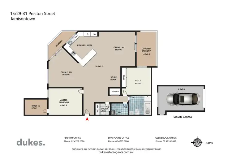 Floorplan of Homely unit listing, 15/29-31 Preston Street, Jamisontown NSW 2750