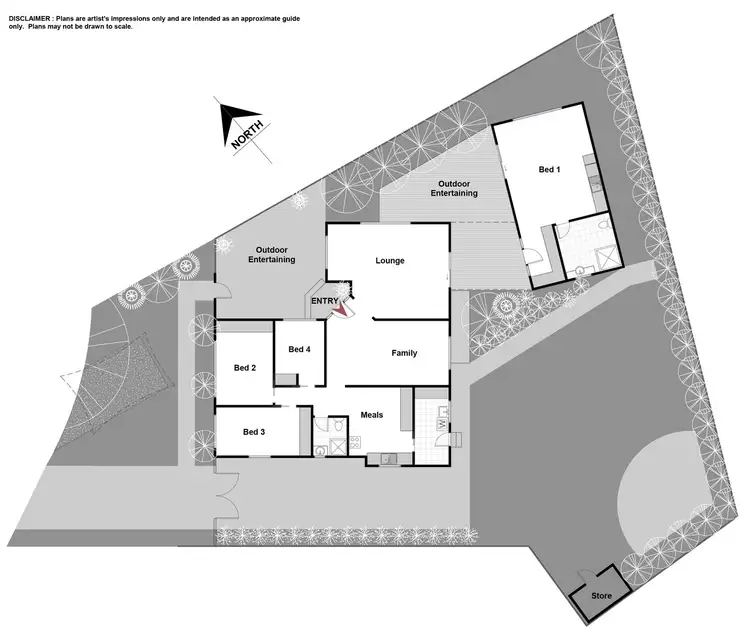 Floorplan of Homely house listing, 6 Binya Place, Narrabundah ACT 2604