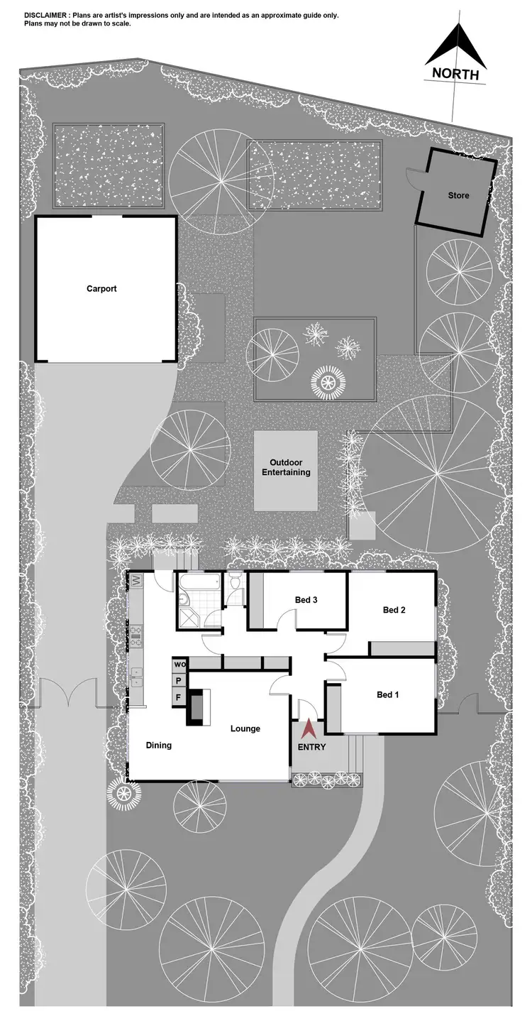 Floorplan of Homely house listing, 11 Warramoo Crescent, Narrabundah ACT 2604