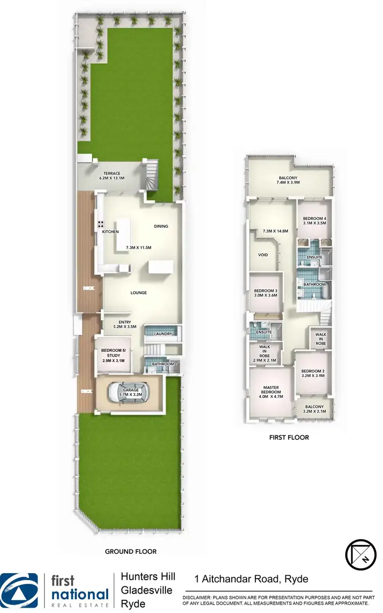 Floorplan of Homely house listing, 1 Aitchandar Road, Ryde NSW 2112