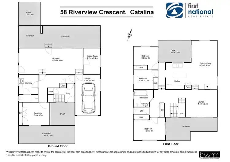Floorplan of Homely house listing, 58 Riverview Crescent, Catalina NSW 2536