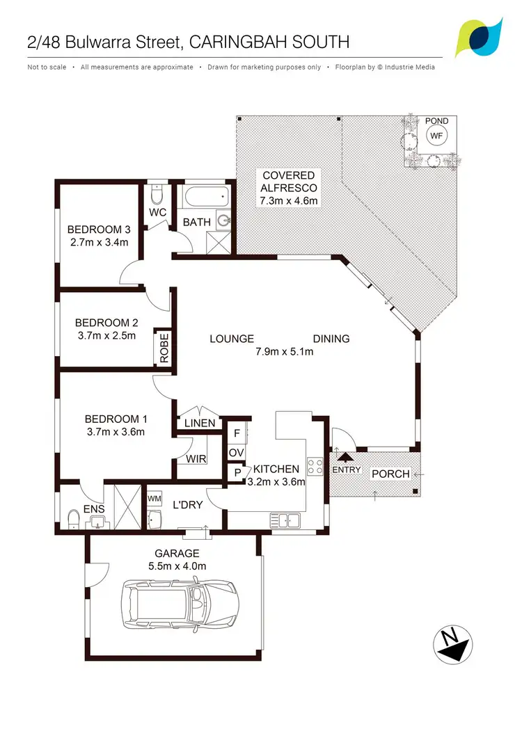 Floorplan of Homely villa listing, 2/48 Bulwarra Street, Caringbah South NSW 2229