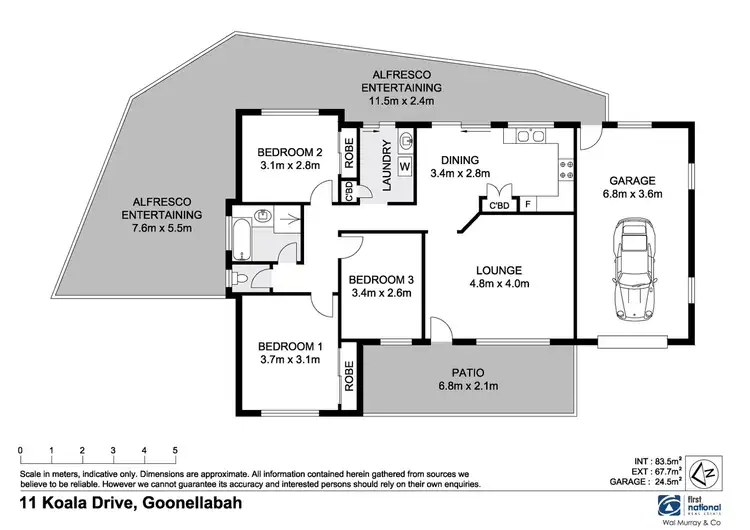 Floorplan of Homely house listing, 11 Koala Drive, Goonellabah NSW 2480