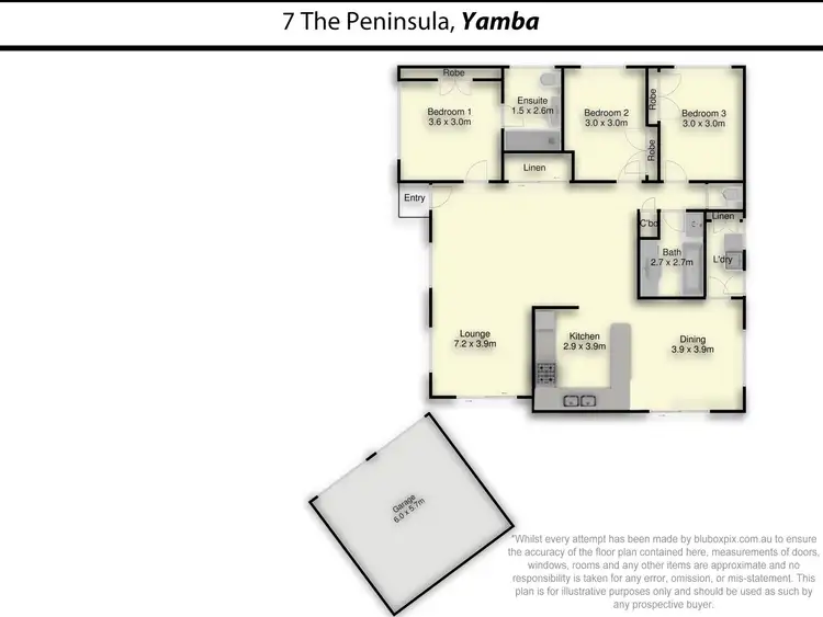 Floorplan of Homely house listing, 7 The Peninsula, Yamba NSW 2464