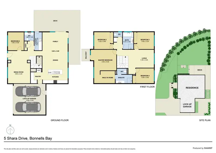 Floorplan of Homely house listing, 5 Shara Drive, Bonnells Bay NSW 2264