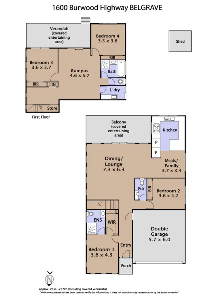Floorplan of Homely house listing, 1600 Burwood Highway, Belgrave VIC 3160