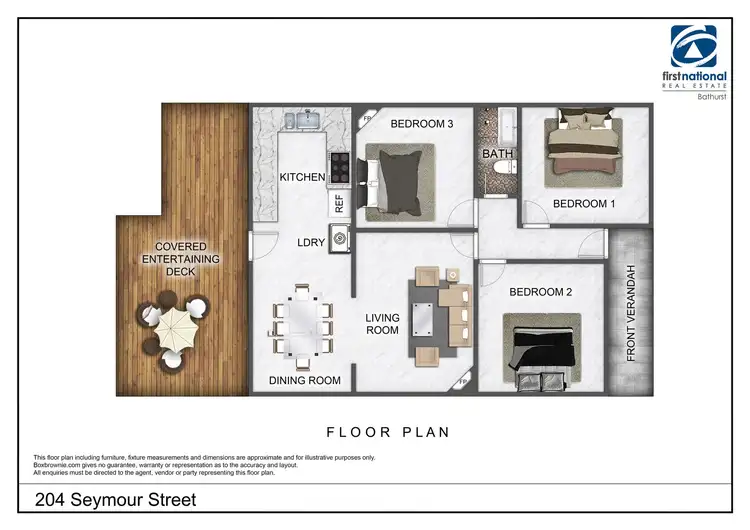 Floorplan of Homely house listing, 204 Seymour Street, Bathurst NSW 2795