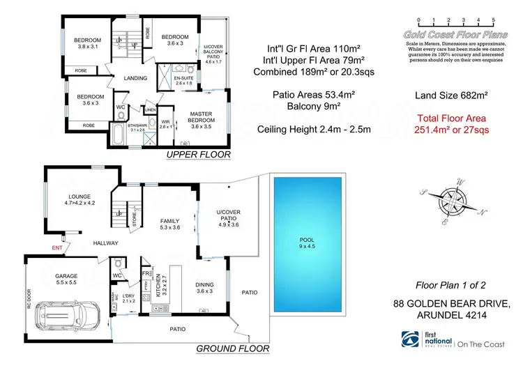 Floorplan of Homely house listing, 88 Golden Bear Drive, Arundel QLD 4214