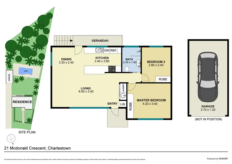 Floorplan of Homely house listing, 21 McDonald Crescent, Charlestown NSW 2290