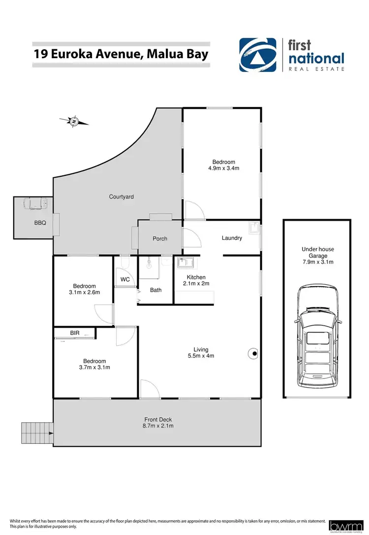 Floorplan of Homely house listing, 19 Euroka Avenue, Malua Bay NSW 2536