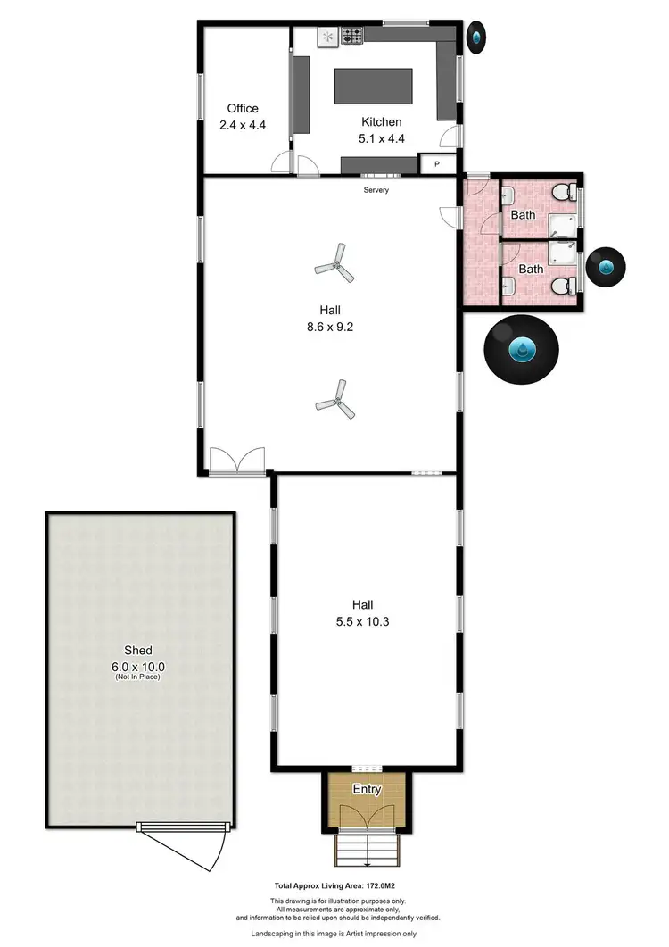 Floorplan of Homely other listing, 339 Nangkita Road, Nangkita SA 5210
