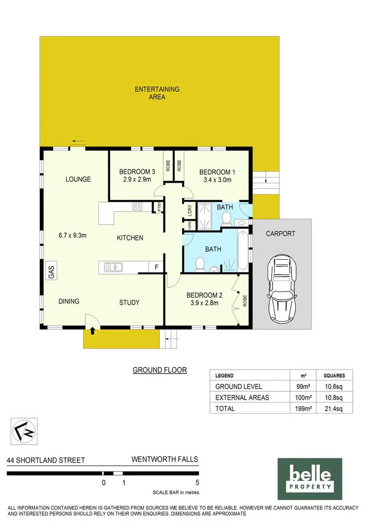 Floorplan of Homely house listing, 46 Shortland Street, Wentworth Falls NSW 2782