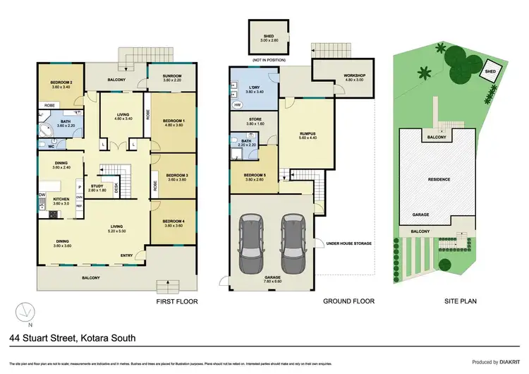 Floorplan of Homely house listing, 44 Stuart Street, Kotara South NSW 2289