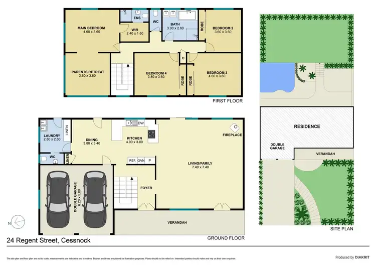 Floorplan of Homely house listing, 24 Regent Street, Cessnock NSW 2325