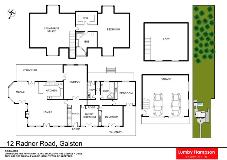 Floorplan of Homely house listing, 12 Radnor Road, Galston NSW 2159