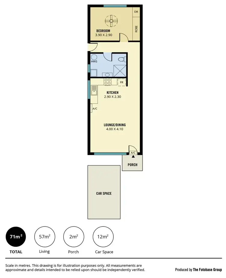 Floorplan of Homely unit listing, 2/8 Maxwell Terrace, Glenelg East SA 5045