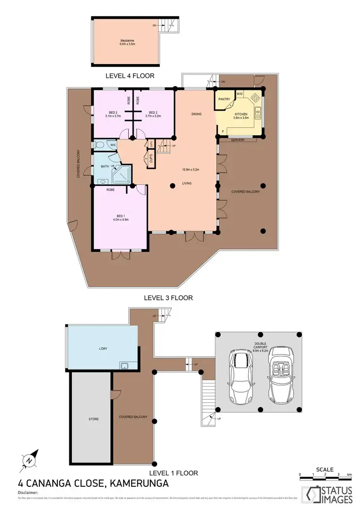 Floorplan of Homely house listing, 4 Cananga Close, Kamerunga QLD 4870