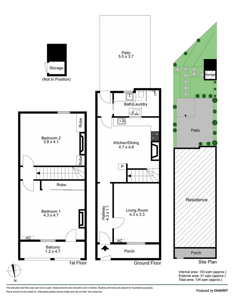 Floorplan of Homely house listing, 541 Macaulay Road, Kensington VIC 3031