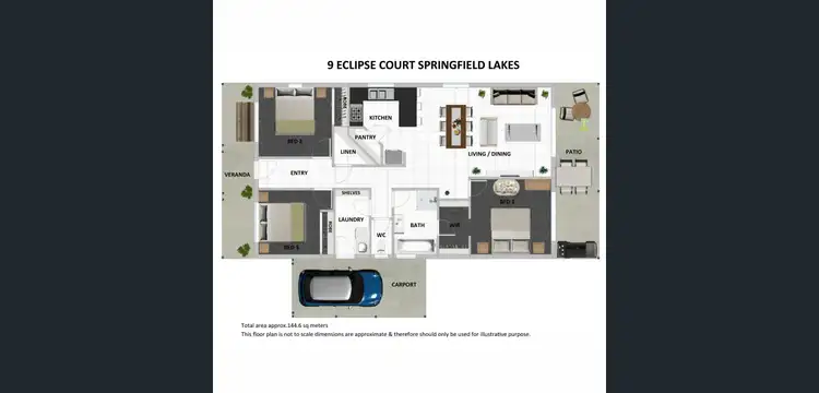 Floorplan of Homely house listing, 9 Eclipse Court, Springfield Lakes QLD 4300