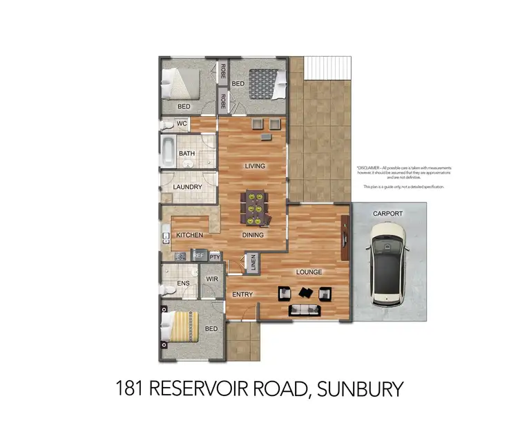 Floorplan of Homely house listing, 181 Reservoir Road, Sunbury VIC 3429