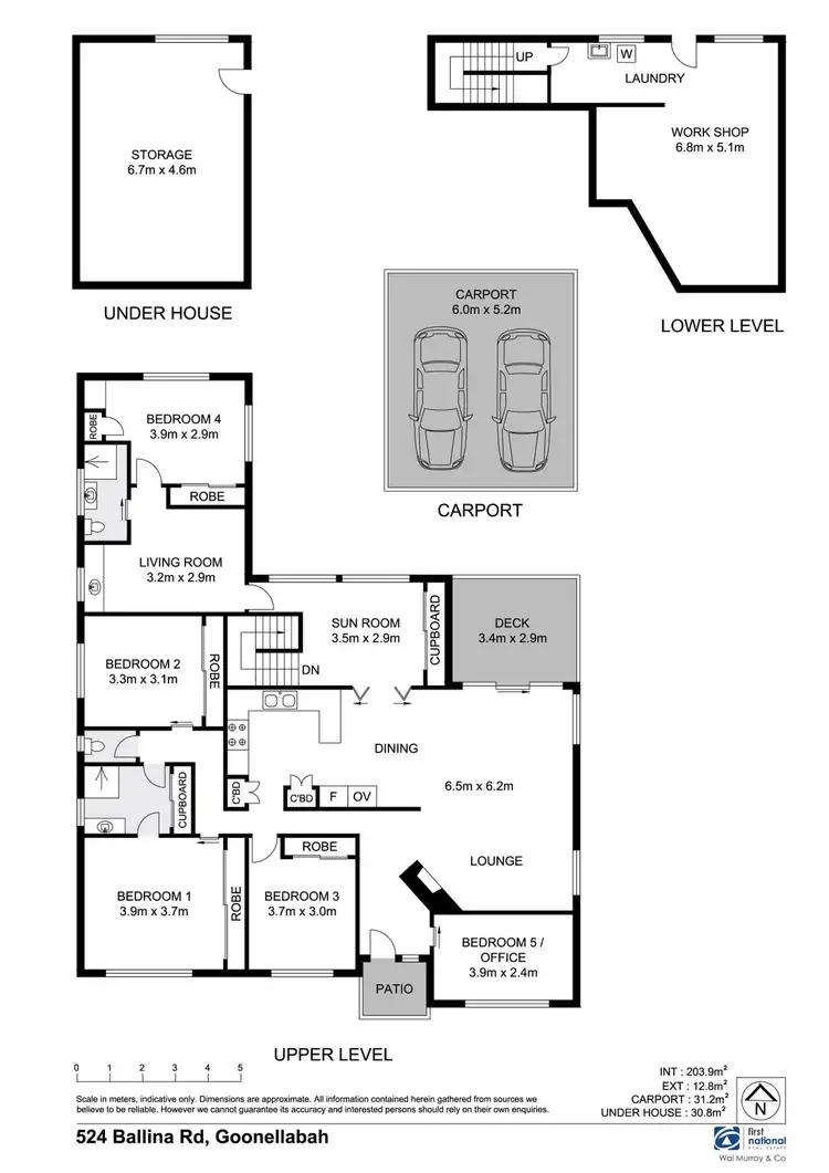 Floorplan of Homely house listing, 524 Ballina Road, Goonellabah NSW 2480