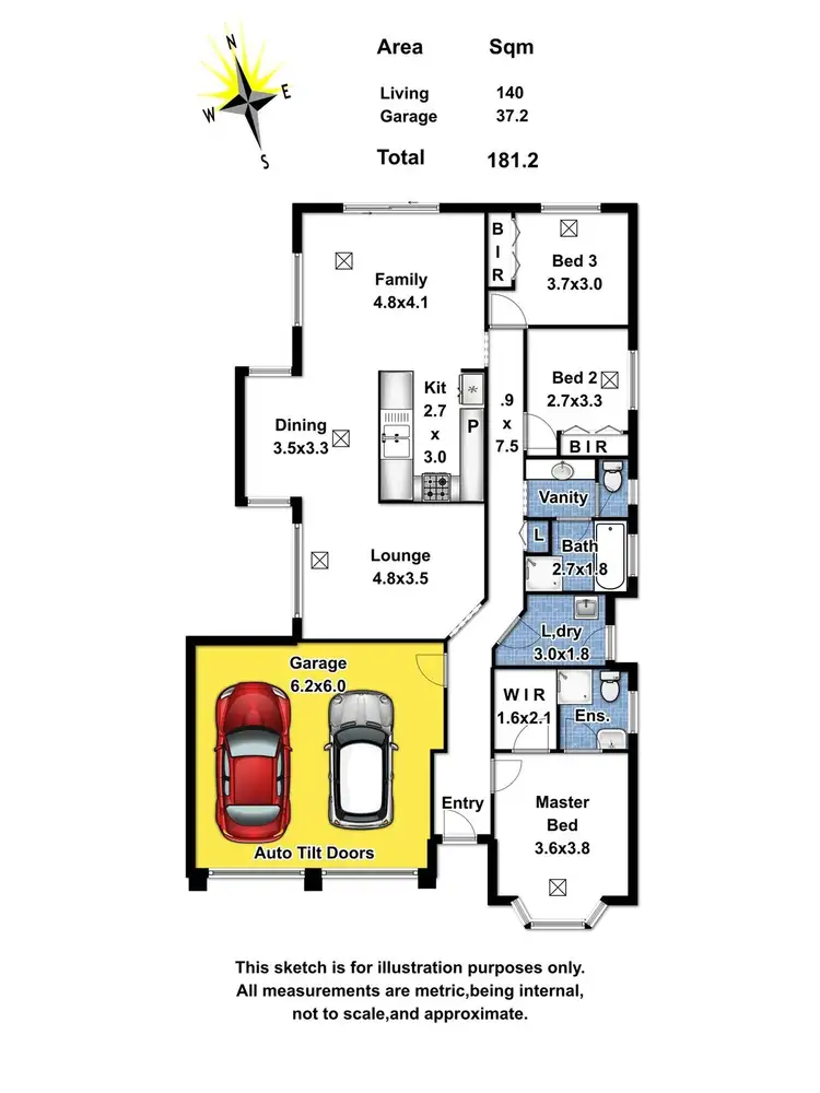 Floorplan of Homely house listing, 39 Pioneer Way, Eyre SA 5121