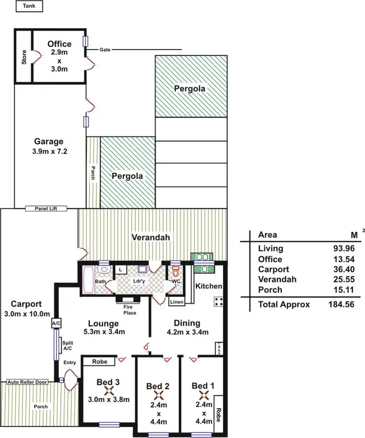 Floorplan of Homely house listing, 48 Ridley Road, Elizabeth South SA 5112