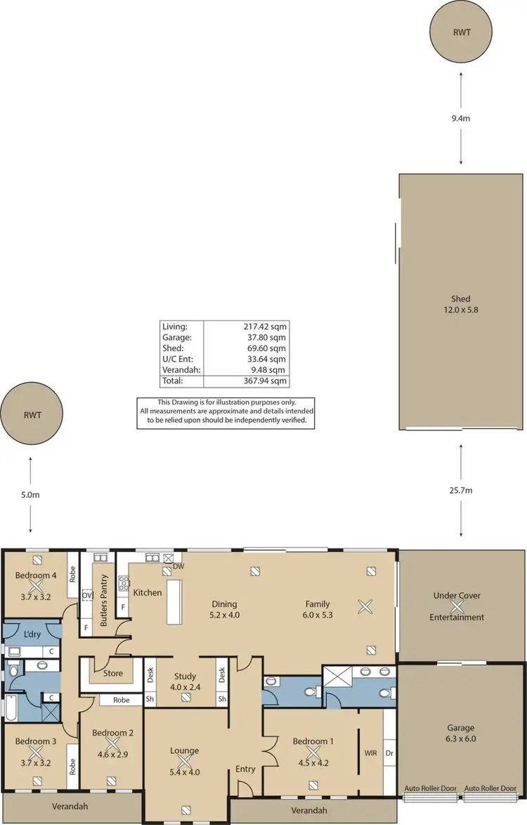 Floorplan of Homely house listing, 30A Kentish Road, Gawler Belt SA 5118