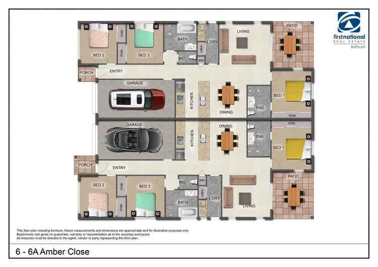 Floorplan of Homely house listing, 6 Amber Close, Kelso NSW 2795