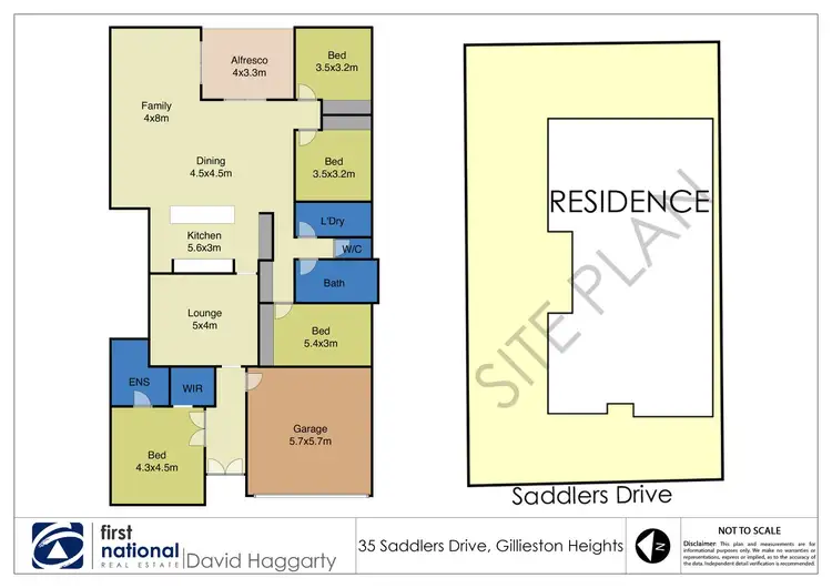 Floorplan of Homely house listing, 35 Saddlers Drive, Gillieston Heights NSW 2321