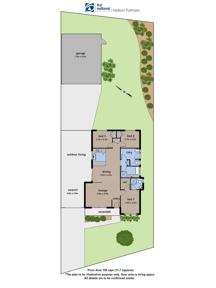Floorplan of Homely house listing, 1 Bysouth Court, Pakenham VIC 3810