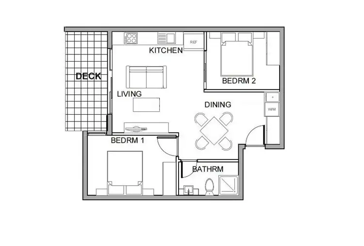 Floorplan of Homely apartment listing, 20/17 Moore Street, Moonee Ponds VIC 3039