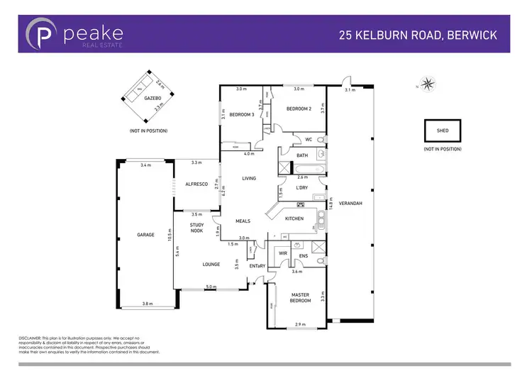 Floorplan of Homely house listing, 25 Kelburn Road, Berwick VIC 3806