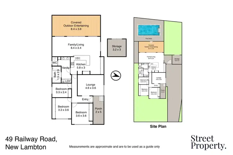 Floorplan of Homely house listing, 49 Railway Road, New Lambton NSW 2305
