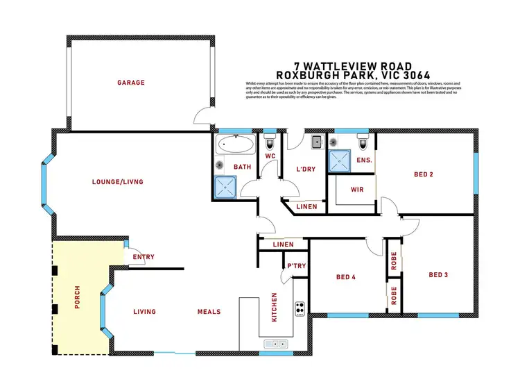 Floorplan of Homely house listing, 7 Wattleview Road, Roxburgh Park VIC 3064